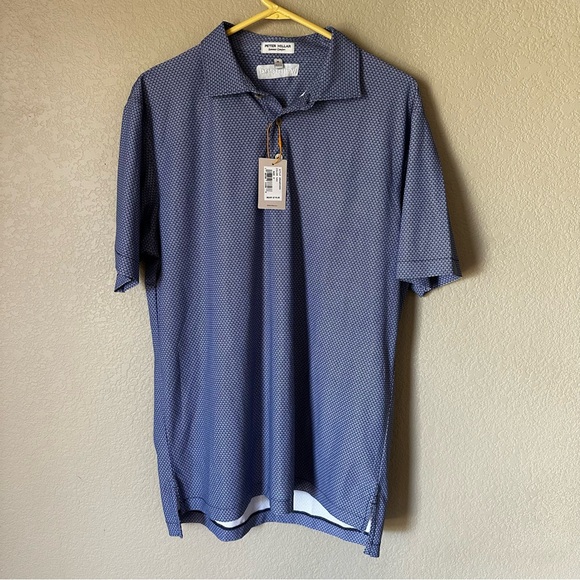 NWT Peter Millar Crown Sport Men’s Rise and Glide Performance Jersey Golf Shirt - Picture 2 of 9